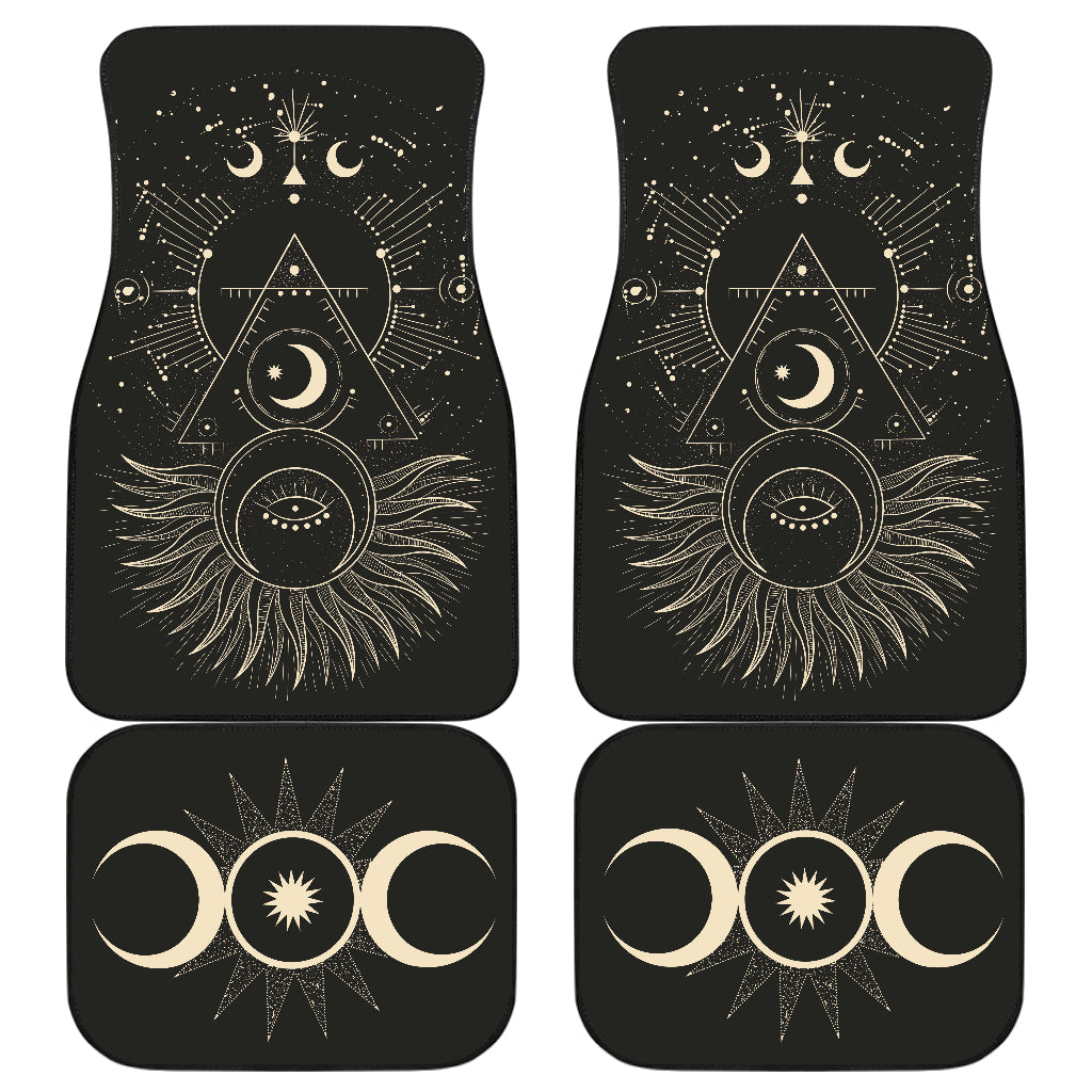 Cosmic all seeing eye Car Mats, Celestial Astronomy Car Decor