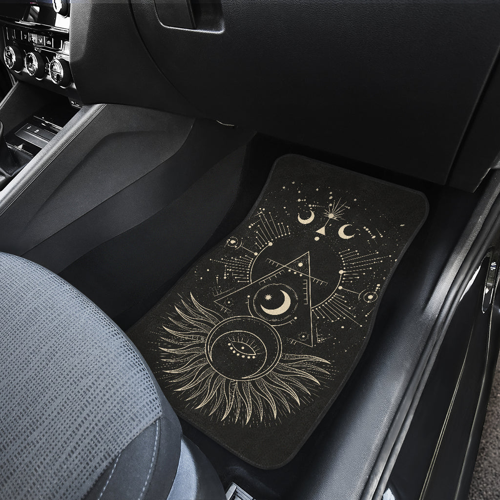 Cosmic all seeing eye Car Mats, Celestial Astronomy Car Decor