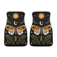 Celestial boho butterfly snake Car Mats, Magic Forest Mystical Witchcraft Car Decor