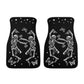 Dancing Skeleton Car Mats, Spooky Car Accessories, Gothic Skull Halloween Car Decor