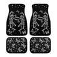 Dancing Skeleton Car Mats, Spooky Car Accessories, Gothic Skull Halloween Car Decor