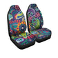 Paisley floral Car Seat Covers (1 pair), universal seat covers, boho car seat upholstery, floral Car Accessory