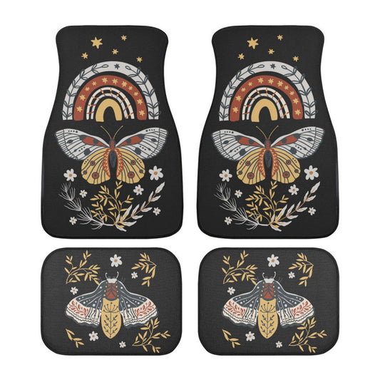 Sun and Moon Car Floor Mats, 1pc aesthetic Car Accessories for women