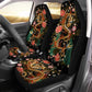 Colorful Floral Chinese Dragon Rose Car Seat Covers