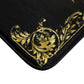 Golden Baroque Skull Bath Mat, gothic bathroom Decor