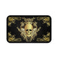 Golden Baroque Skull Bath Mat, gothic bathroom Decor