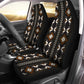 Brown Black white Aztec Boho Tribal Car Seat Covers(1 pair), Bohemian universal seat covers, Ethnic Car Seat Protector, car seat upholstery