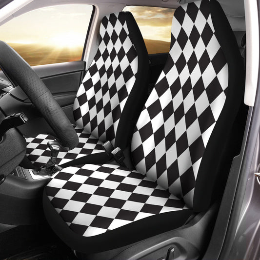 Alice In Wonderland diamond Car Seat Covers, 2 front Fitted Seat Covers, Car Accessories